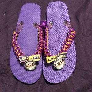 lsu women's slippers